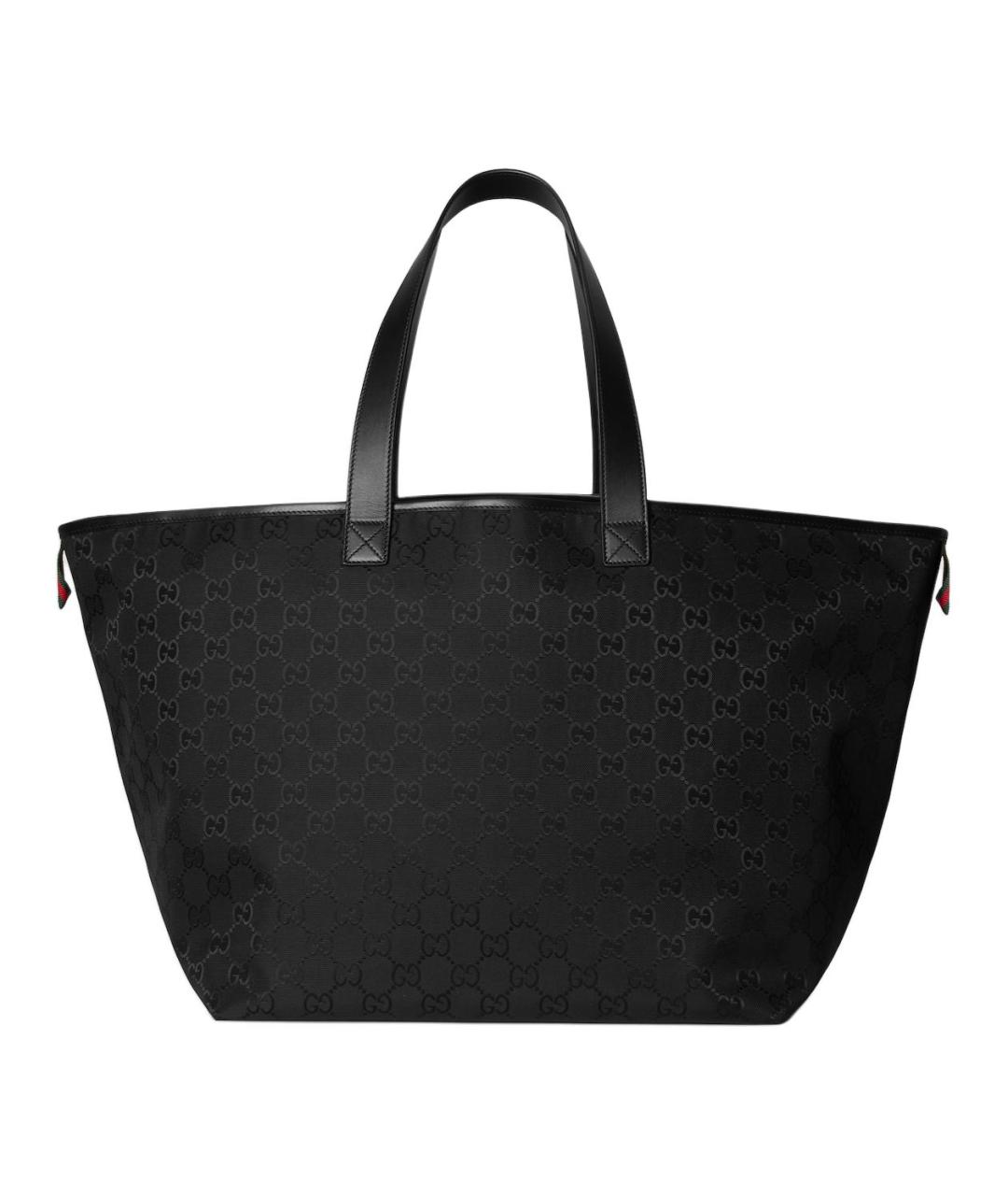 GUCCI Черная нейлоновая сумка через плечо, фото 1
