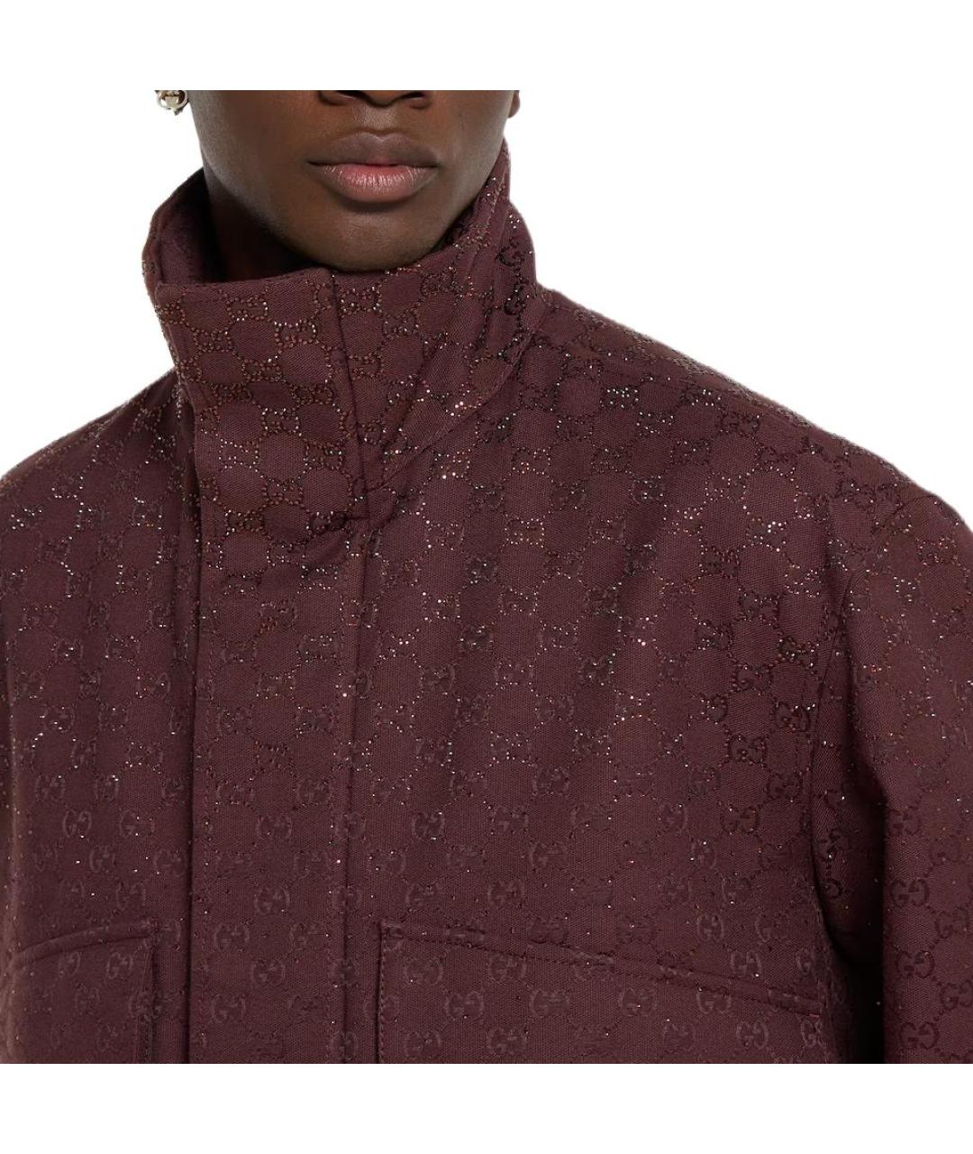 GUCCI Бордовая куртка, фото 4