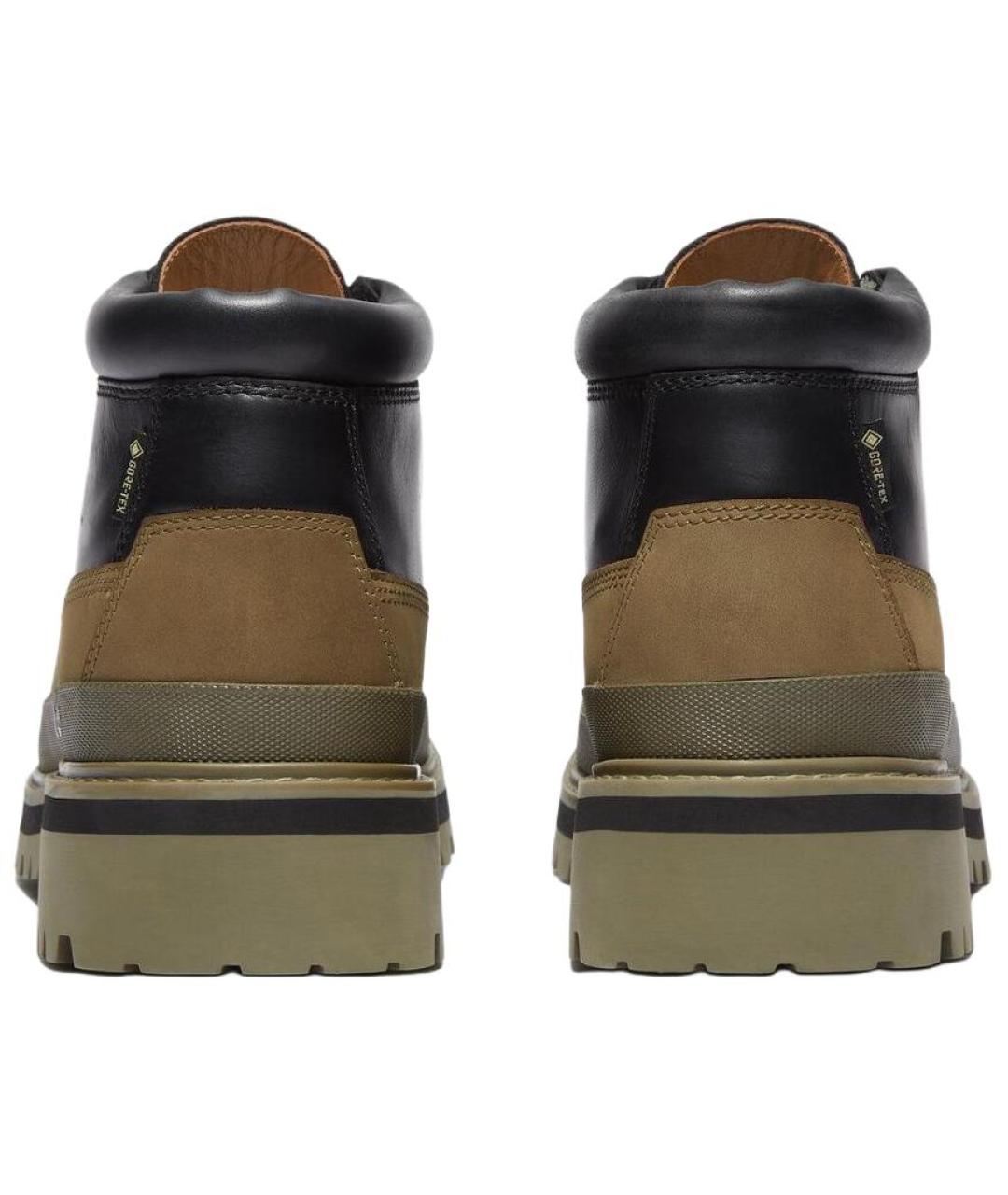 TIMBERLAND Зеленые нубуковые низкие ботинки, фото 5