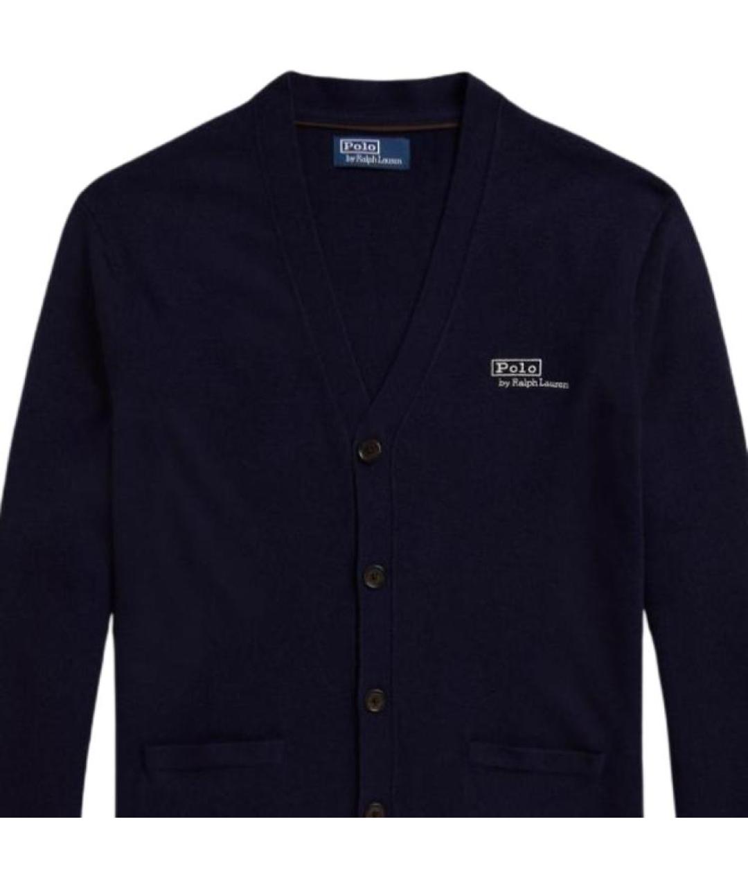 POLO RALPH LAUREN Темно-синий кардиган, фото 3