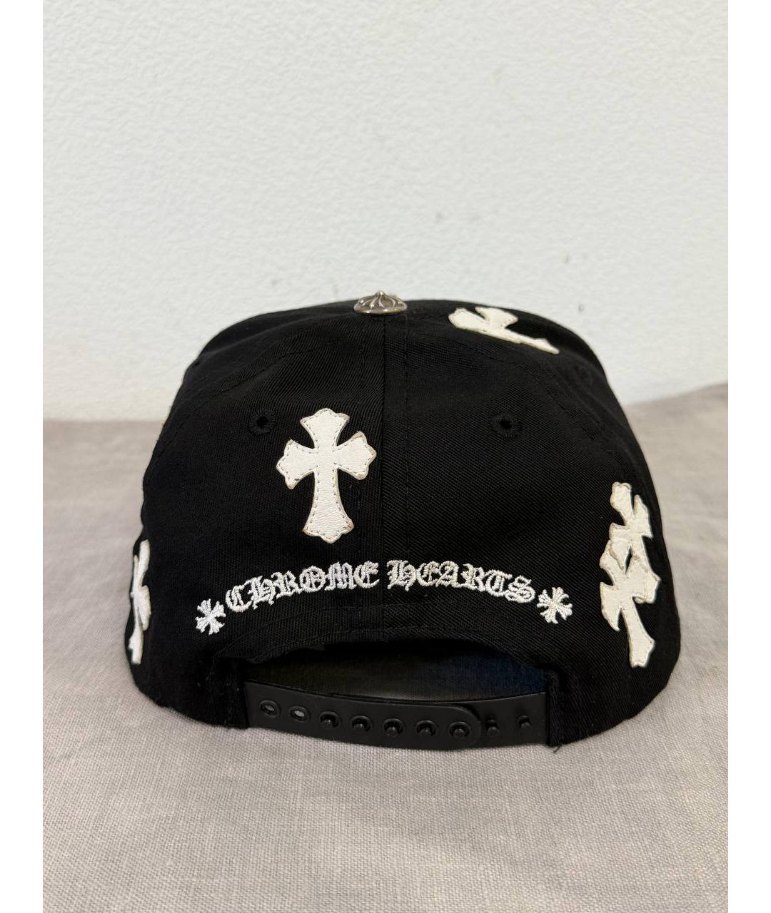 CHROME HEARTS Черная кепка/бейсболка, фото 3