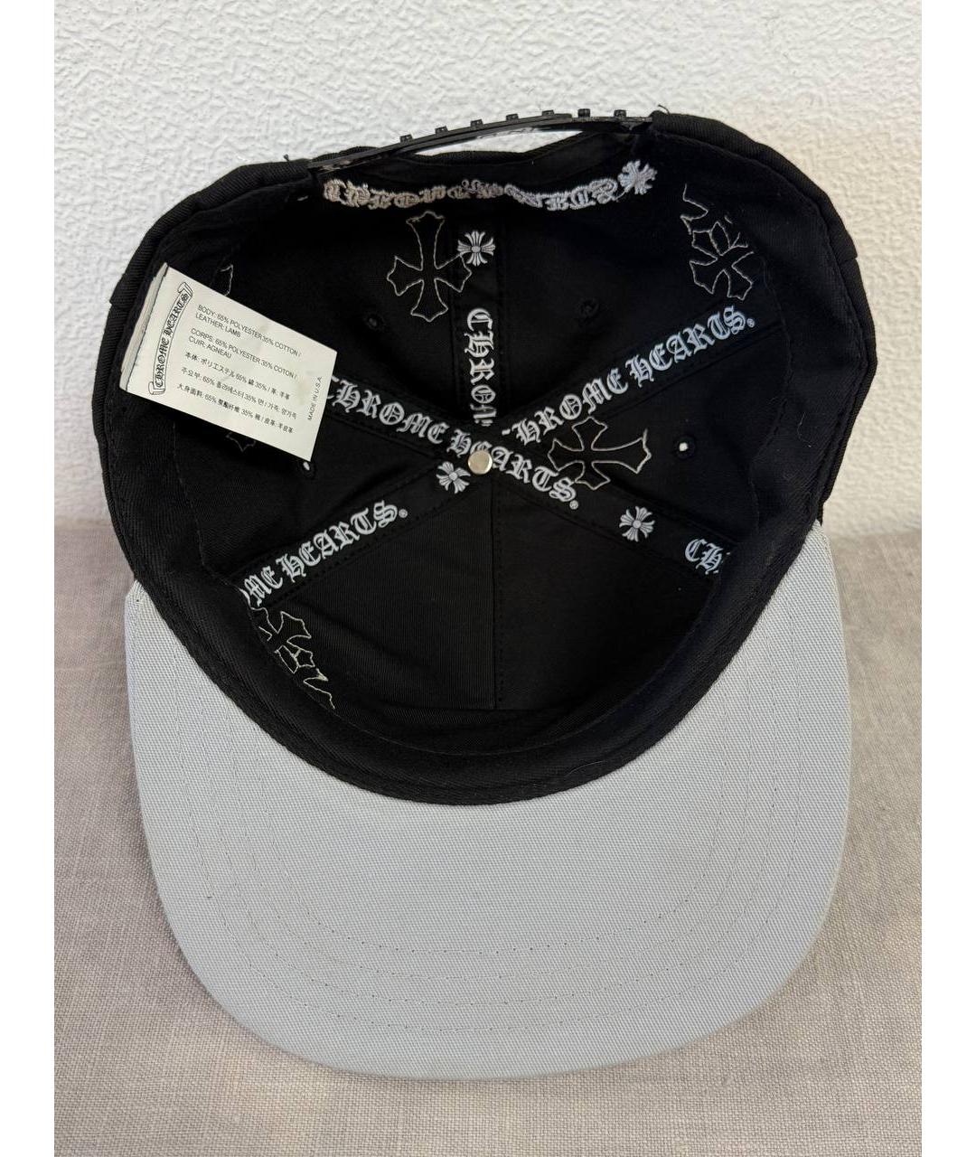 CHROME HEARTS Черная кепка/бейсболка, фото 5