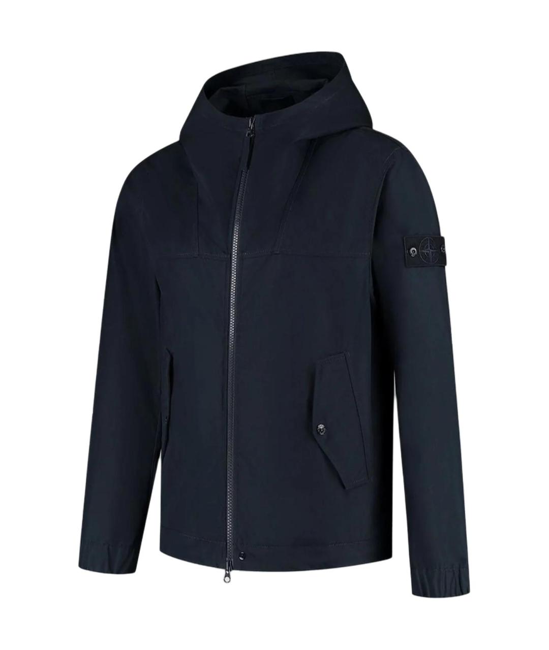 STONE ISLAND Темно-синяя куртка, фото 2