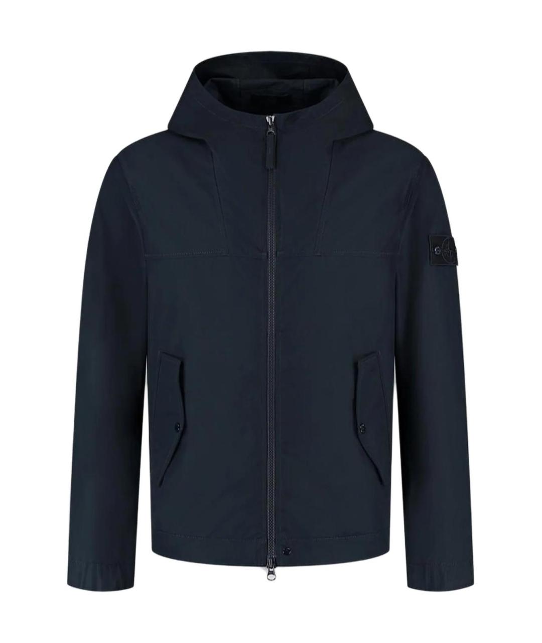 STONE ISLAND Темно-синяя куртка, фото 1