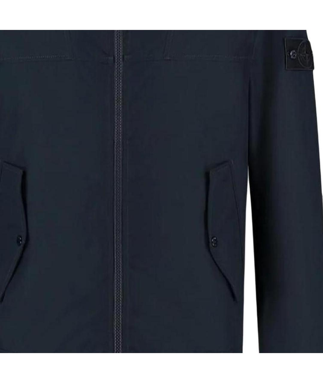 STONE ISLAND Темно-синяя куртка, фото 5