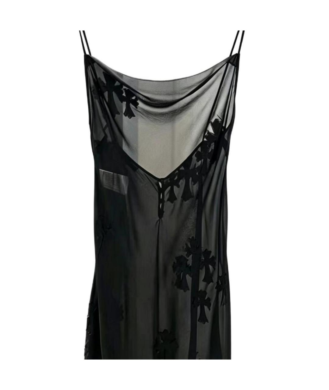 CHROME HEARTS Черное вечернее платье, фото 3