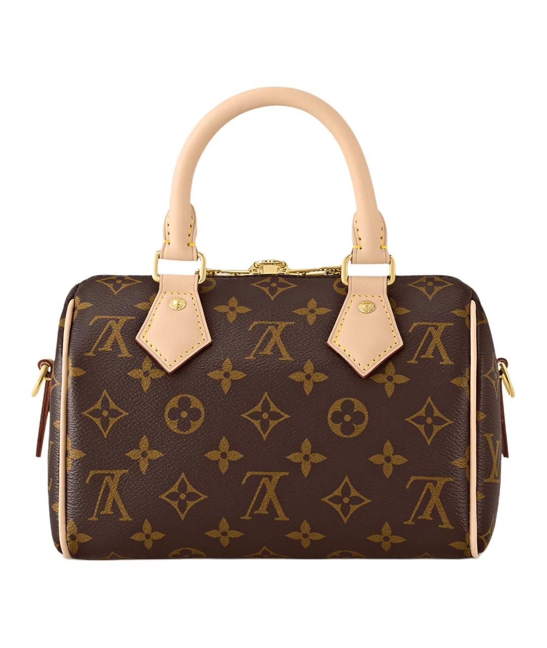 LOUIS VUITTON Коричневая сумка через плечо из канвы, фото 3