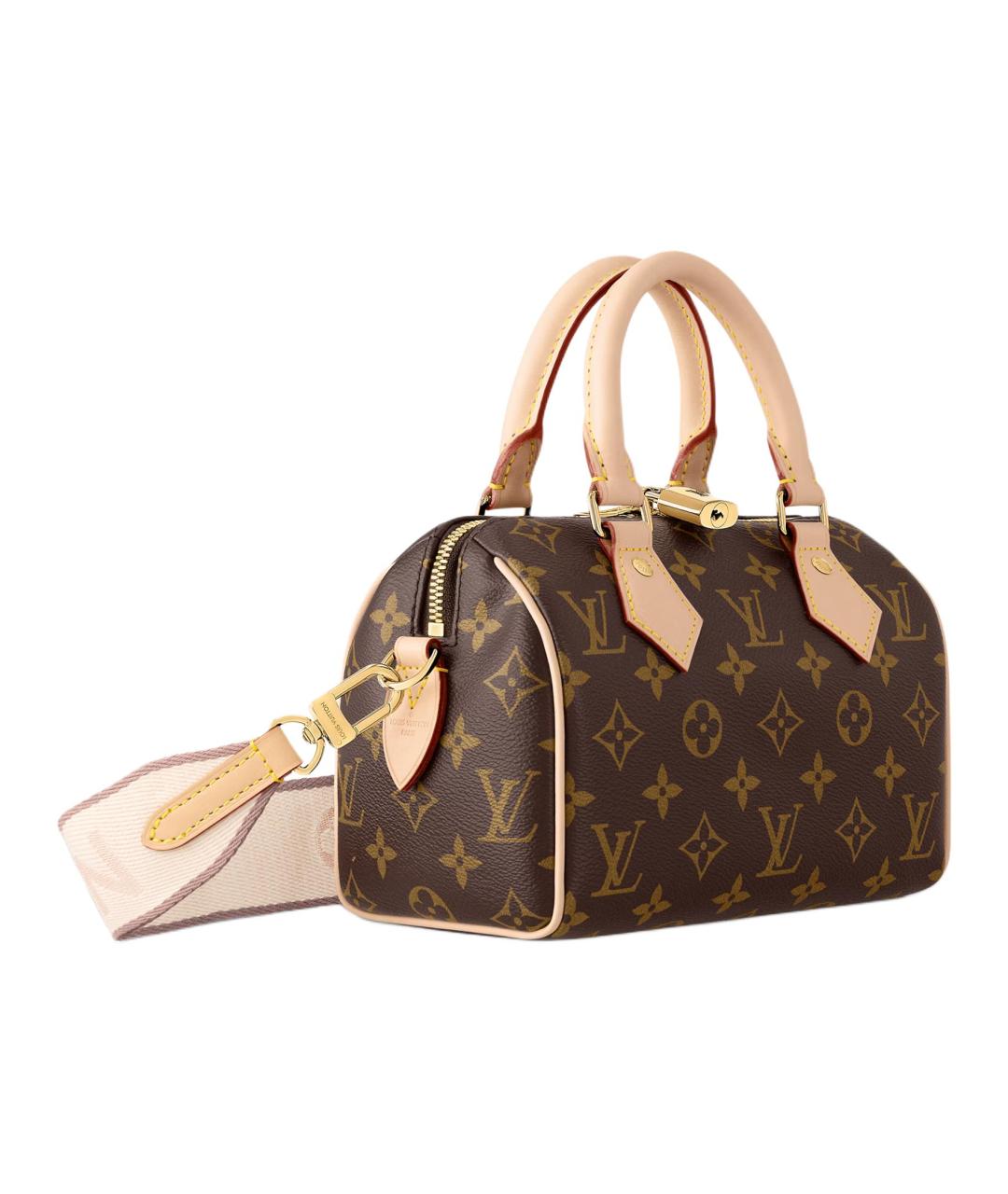 LOUIS VUITTON Коричневая сумка через плечо из канвы, фото 2