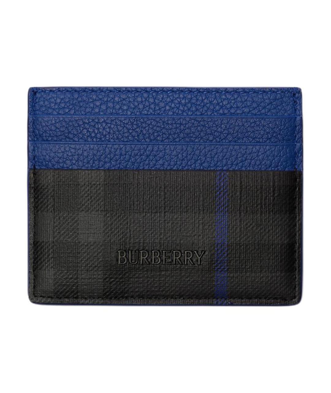 BURBERRY Синий кардхолдер, фото 1