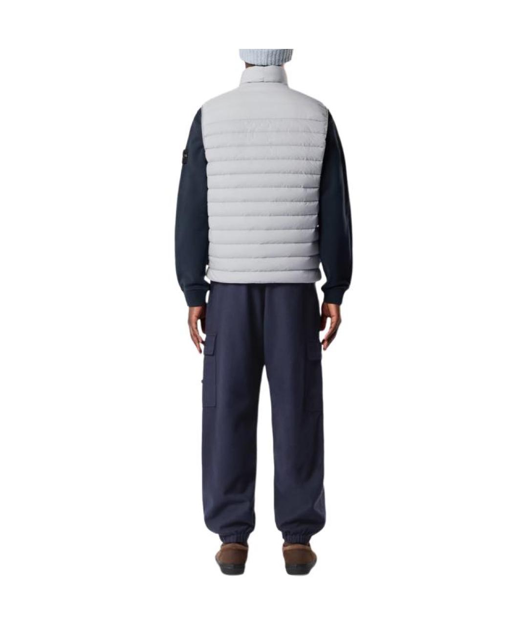 STONE ISLAND Серый жилет, фото 4