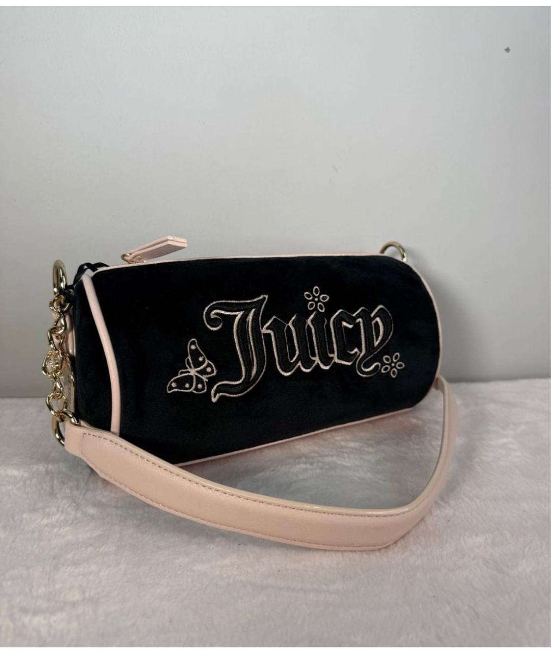JUICY COUTURE Черная сумка с короткими ручками, фото 3