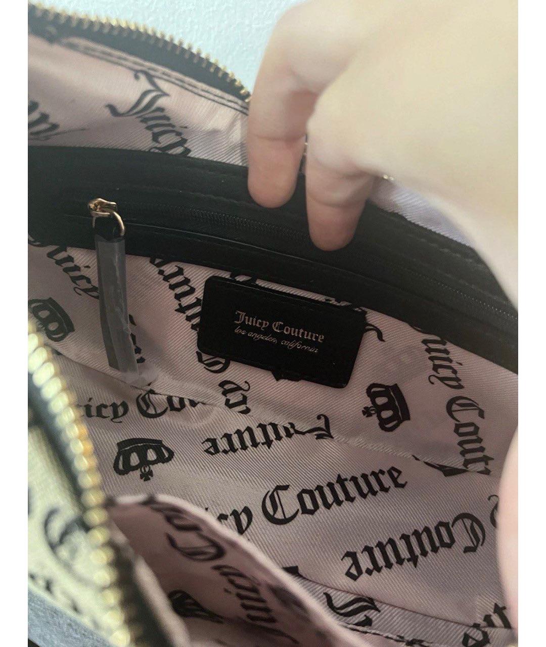 JUICY COUTURE Бежевая тканевая сумка через плечо, фото 3