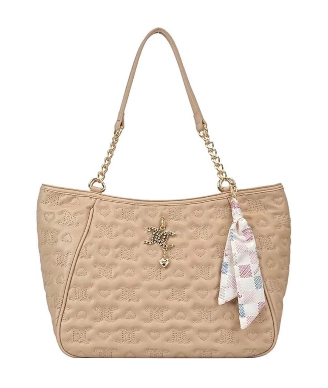 JUICY COUTURE Бежевая сумка тоут, фото 1
