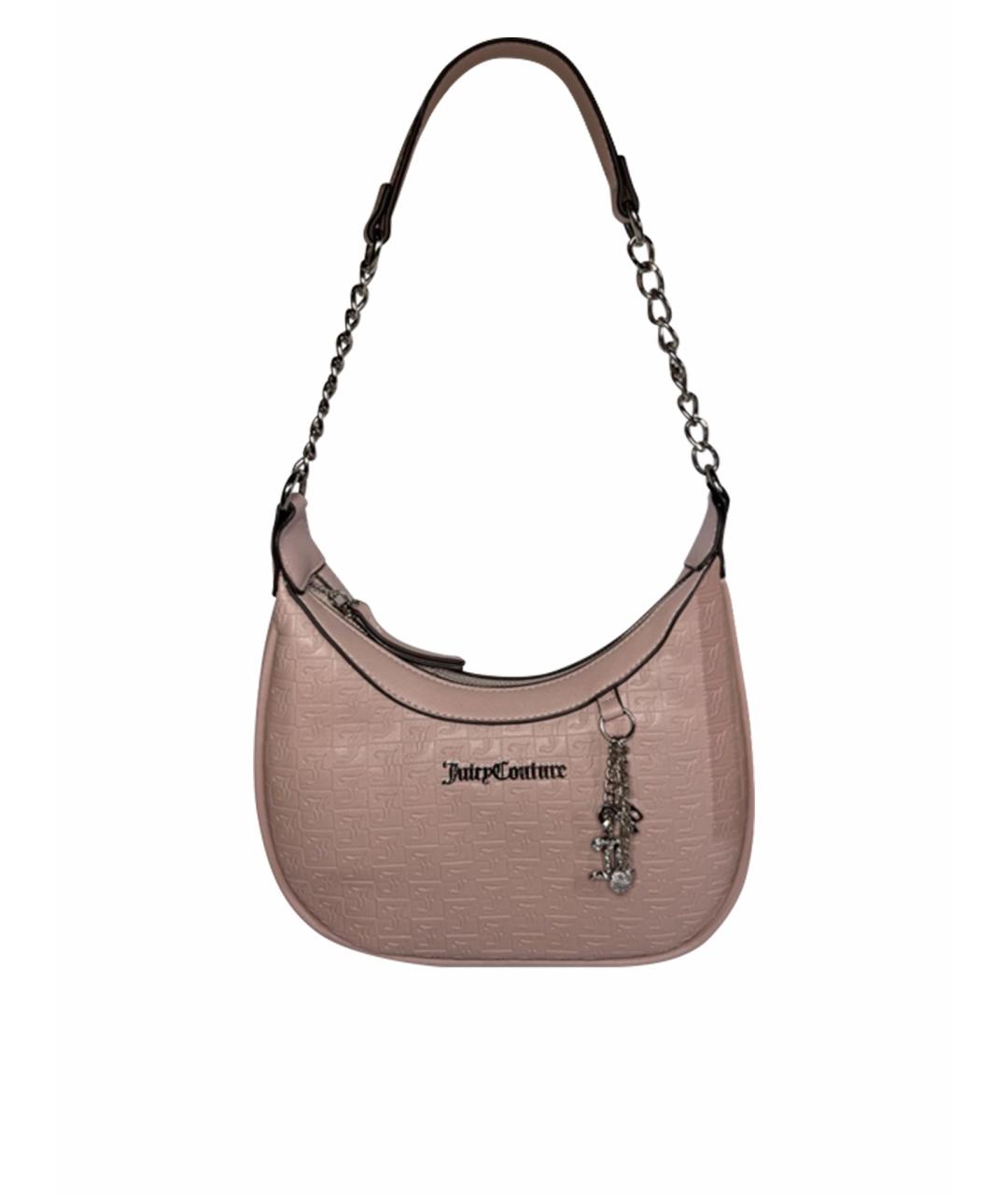 JUICY COUTURE Розовая сумка через плечо из искусственной кожи, фото 1