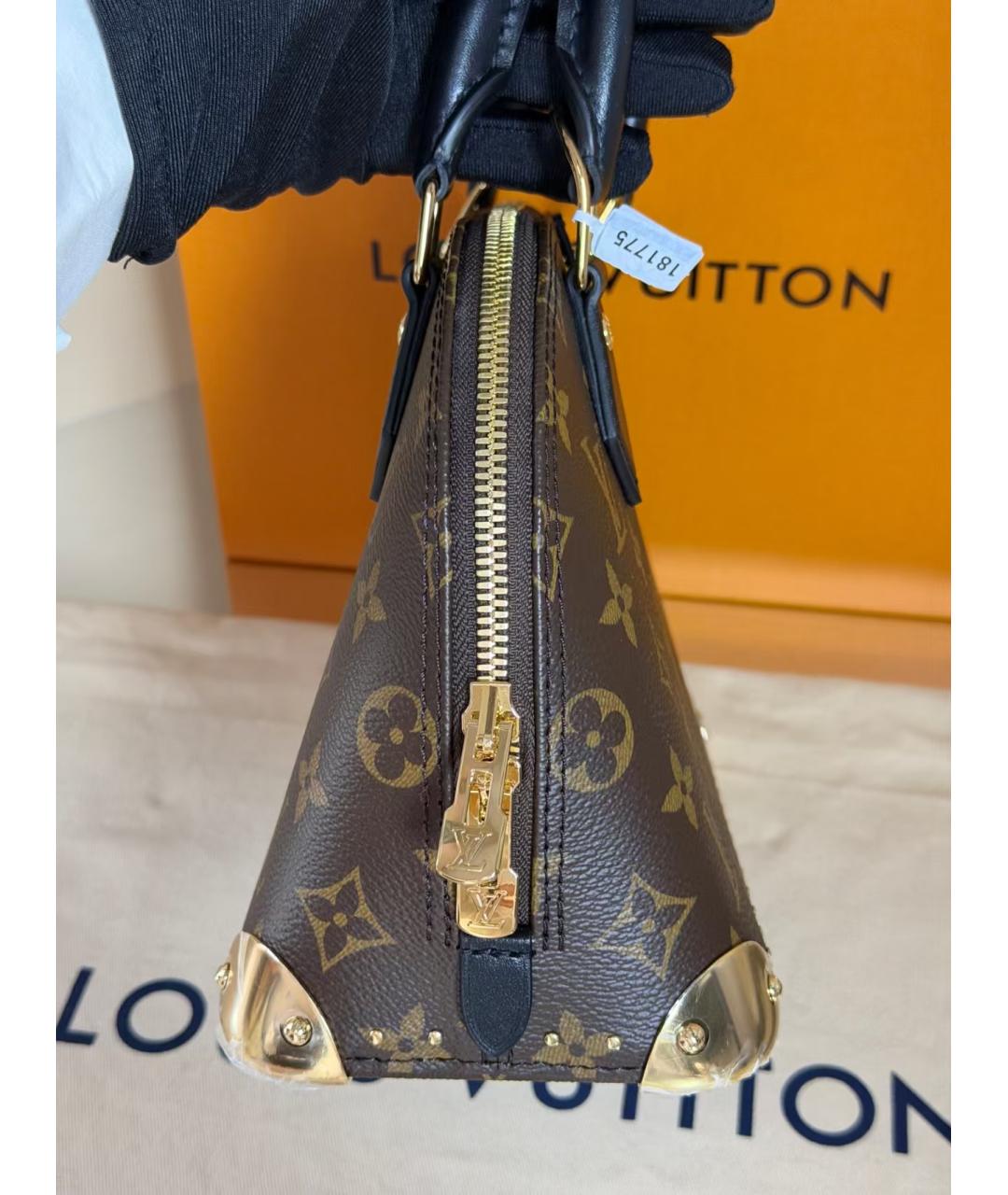LOUIS VUITTON Коричневая сумка через плечо, фото 3