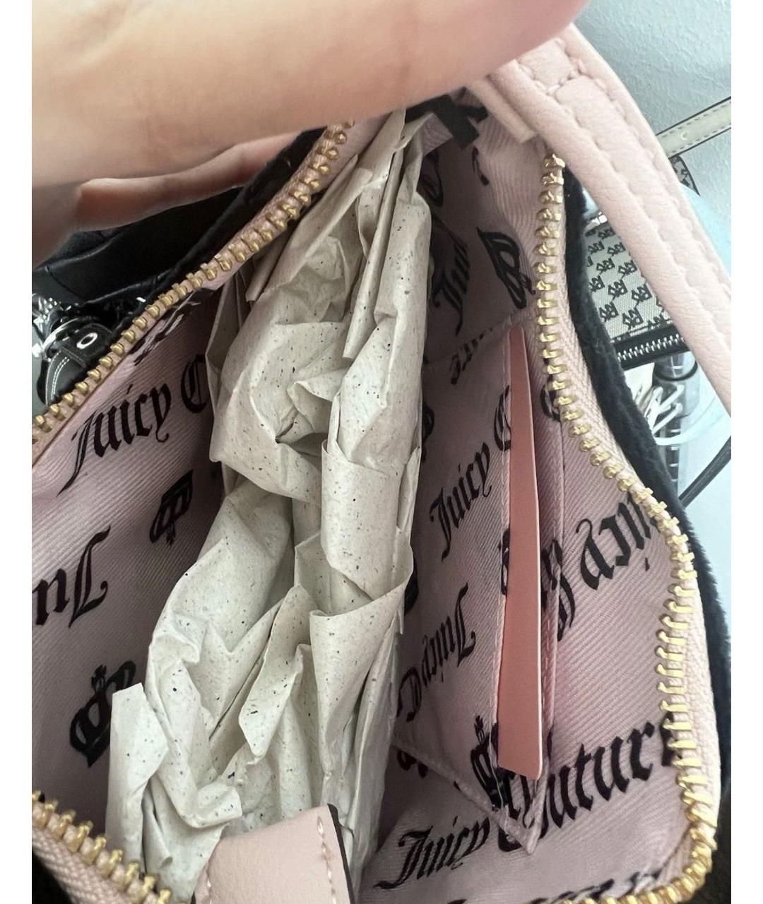 JUICY COUTURE Черная сумка через плечо, фото 4