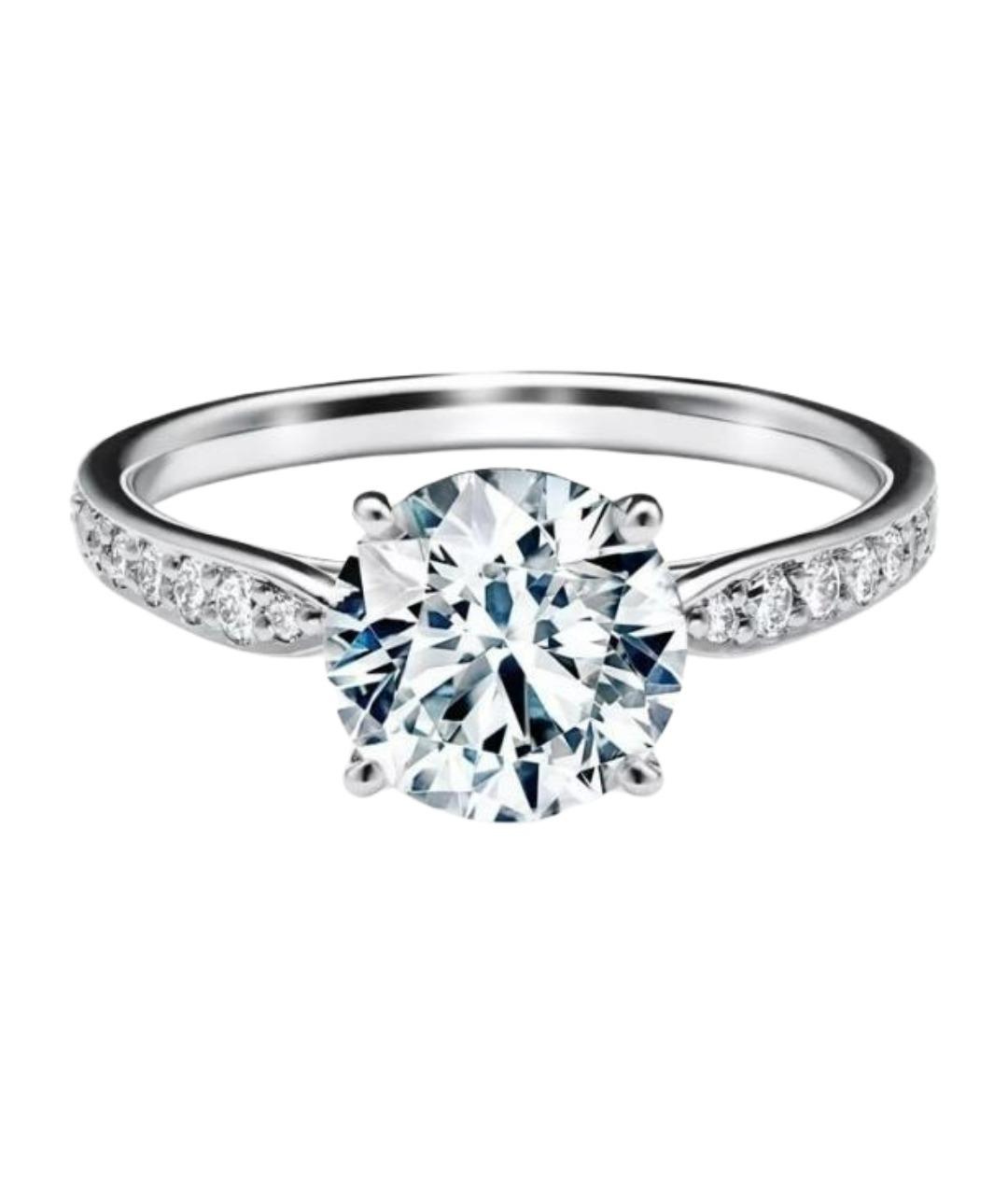 TIFFANY&CO Белое платиновое кольцо, фото 1