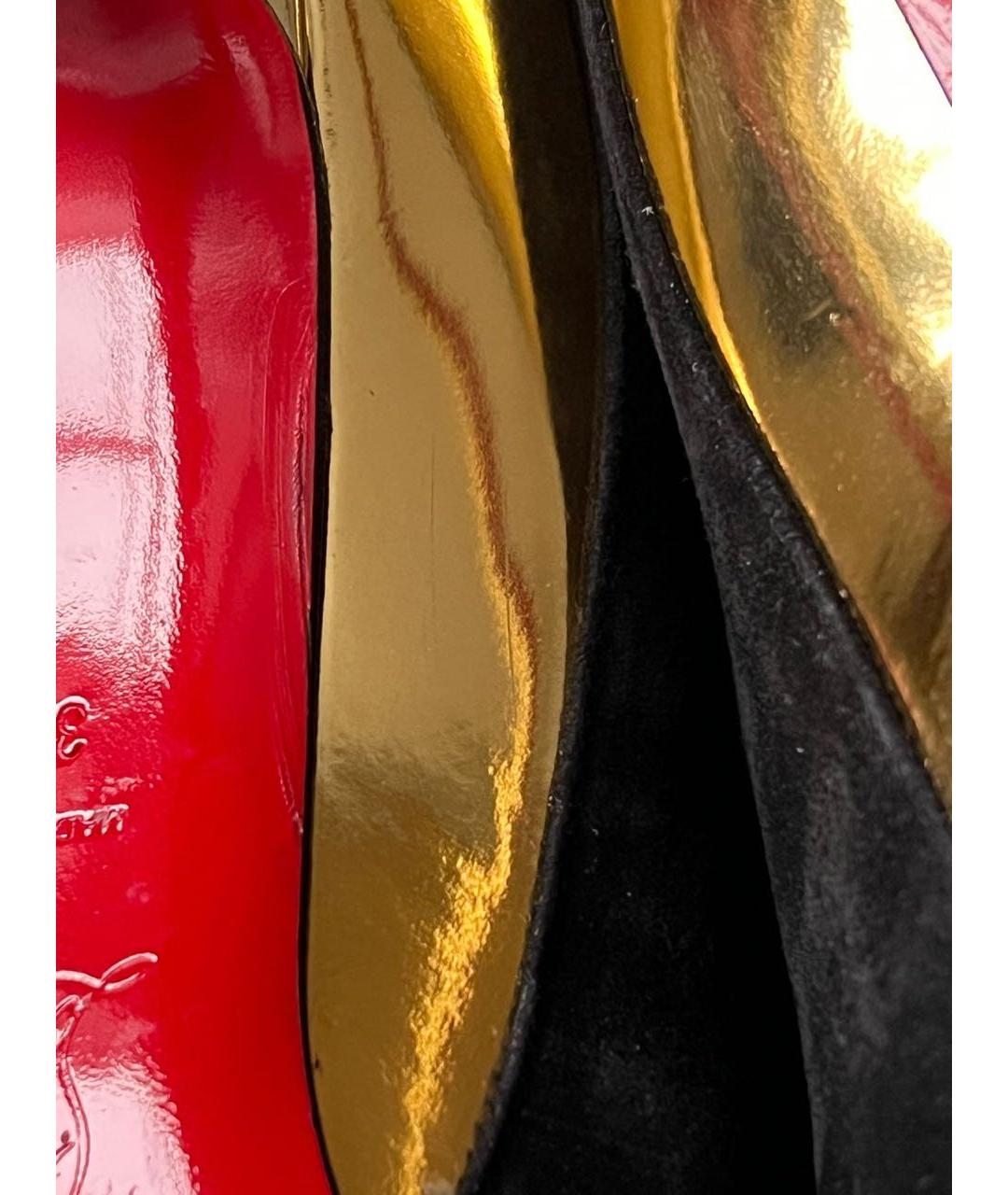 CHRISTIAN LOUBOUTIN Черные замшевые ботильоны, фото 8