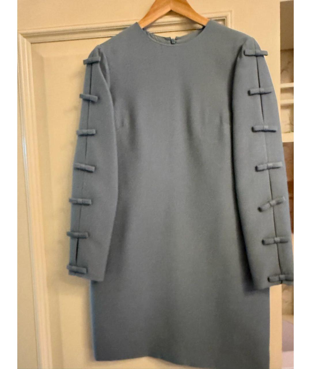 VALENTINO Голубое повседневное платье, фото 2