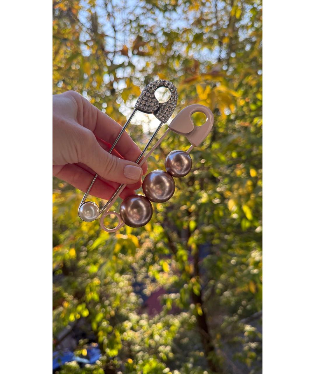 SONIA RYKIEL Серебряная булавка / брошь, фото 5