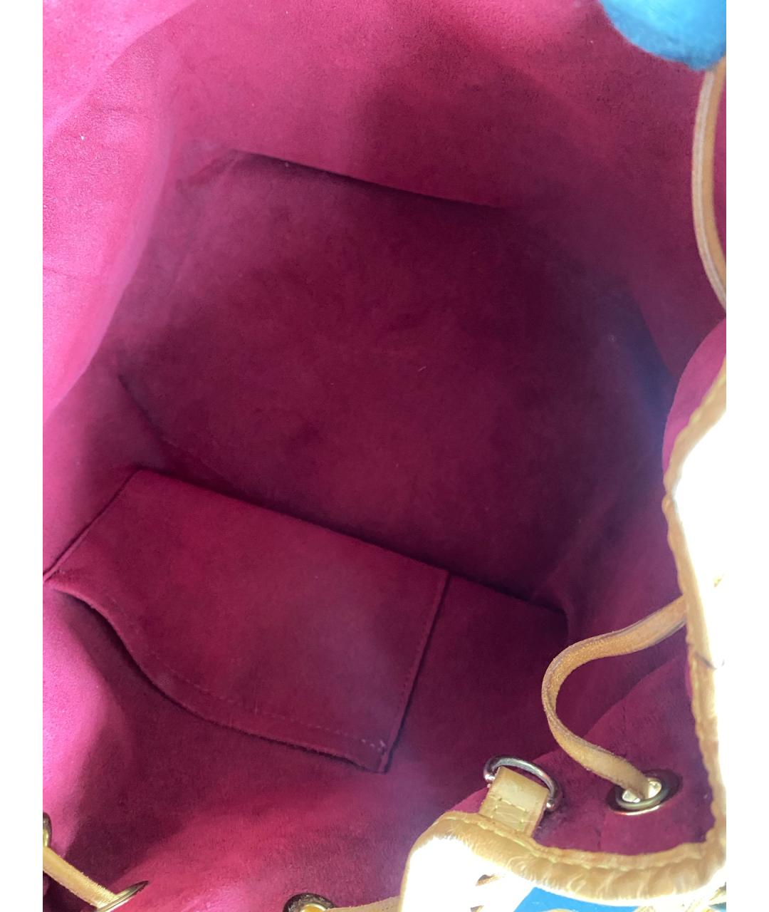 LOUIS VUITTON Белая кожаная сумка через плечо, фото 4