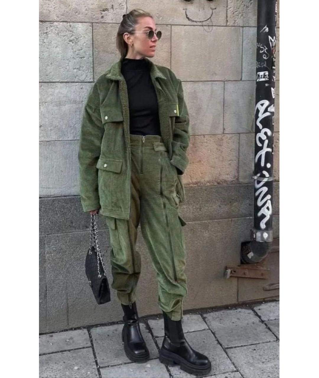 ADIDAS Зеленый костюм с брюками, фото 7