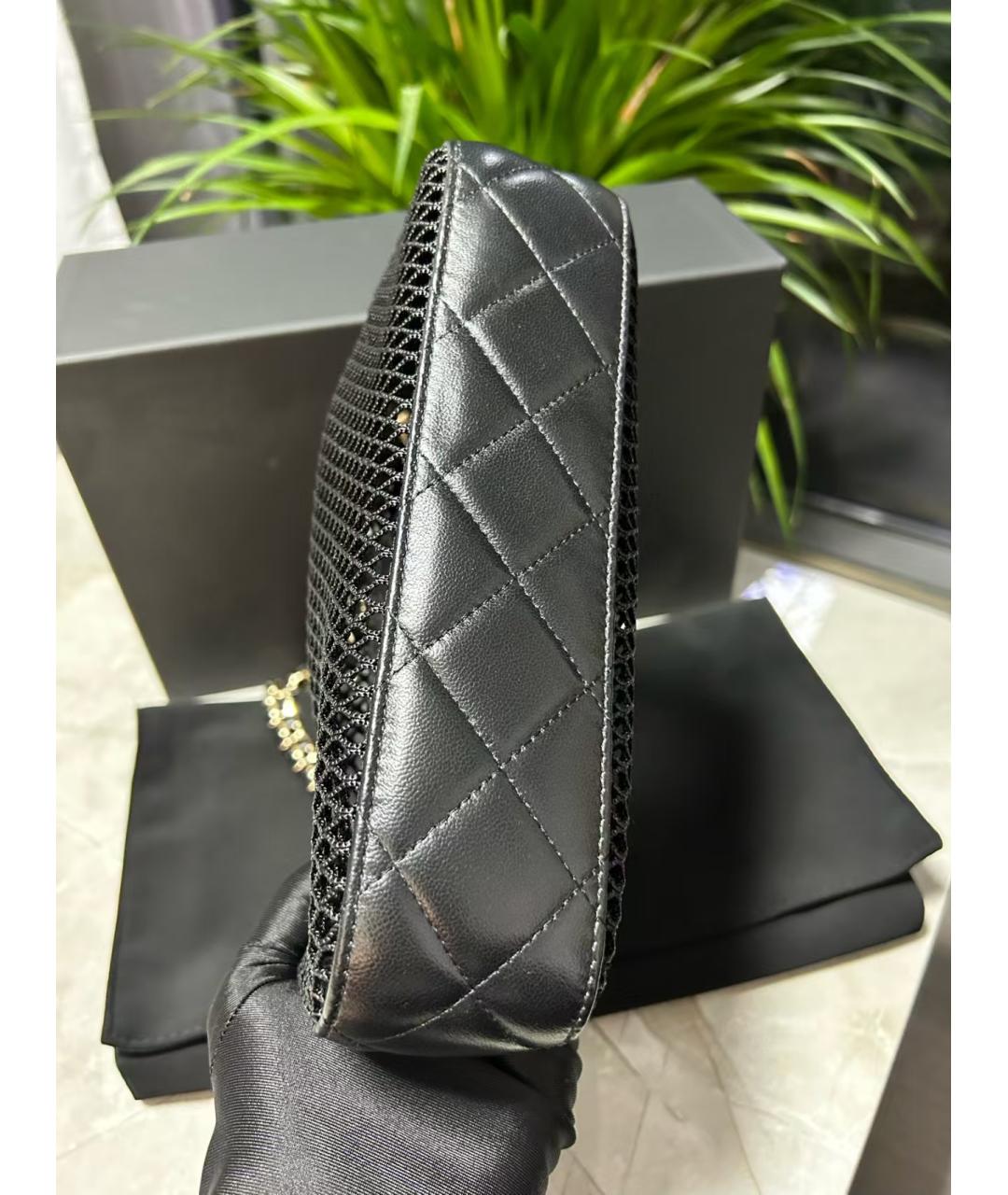 CHANEL Черная сумка через плечо, фото 3