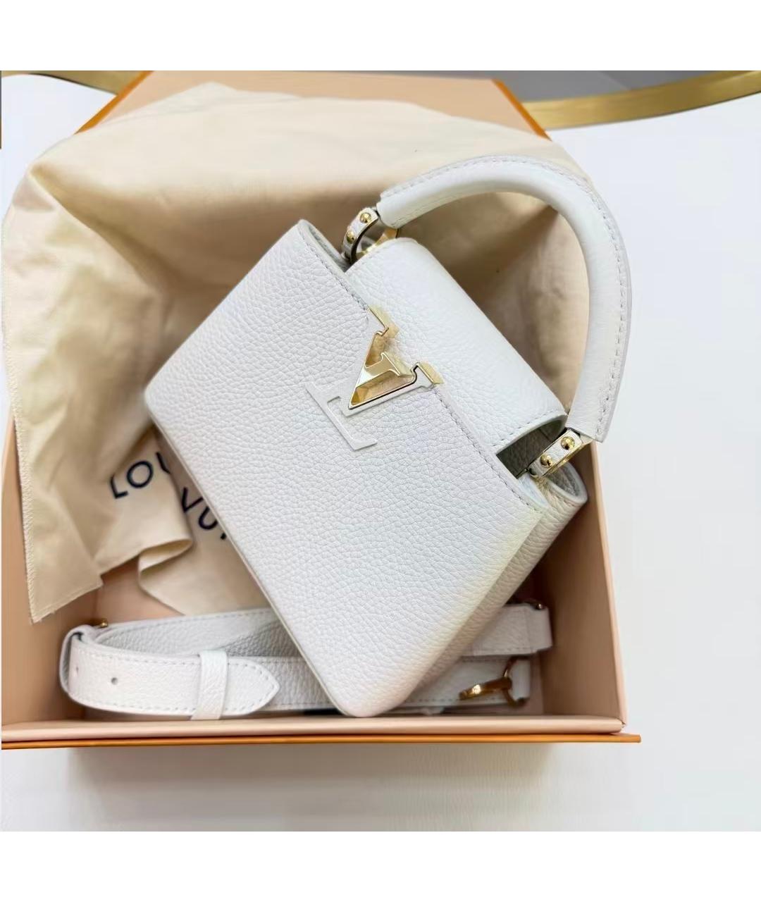 LOUIS VUITTON Белая сумка через плечо, фото 3