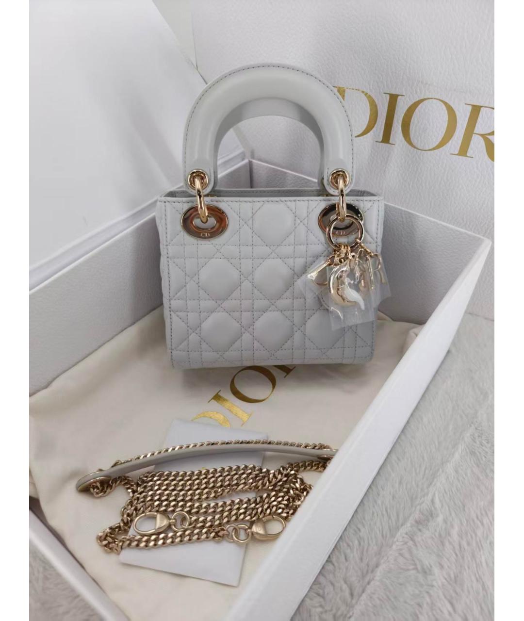 CHRISTIAN DIOR Белая сумка через плечо, фото 2