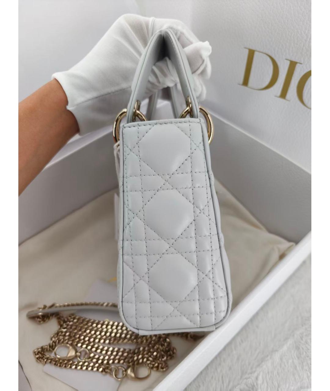 CHRISTIAN DIOR Белая сумка через плечо, фото 3
