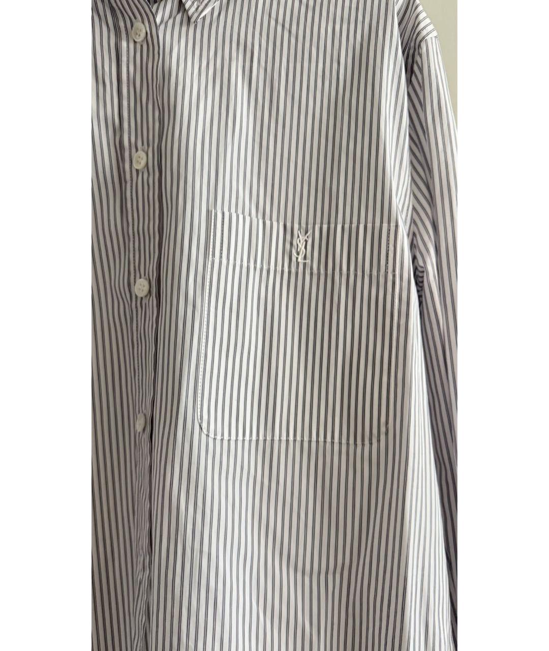 SAINT LAURENT Хлопковая рубашка, фото 4