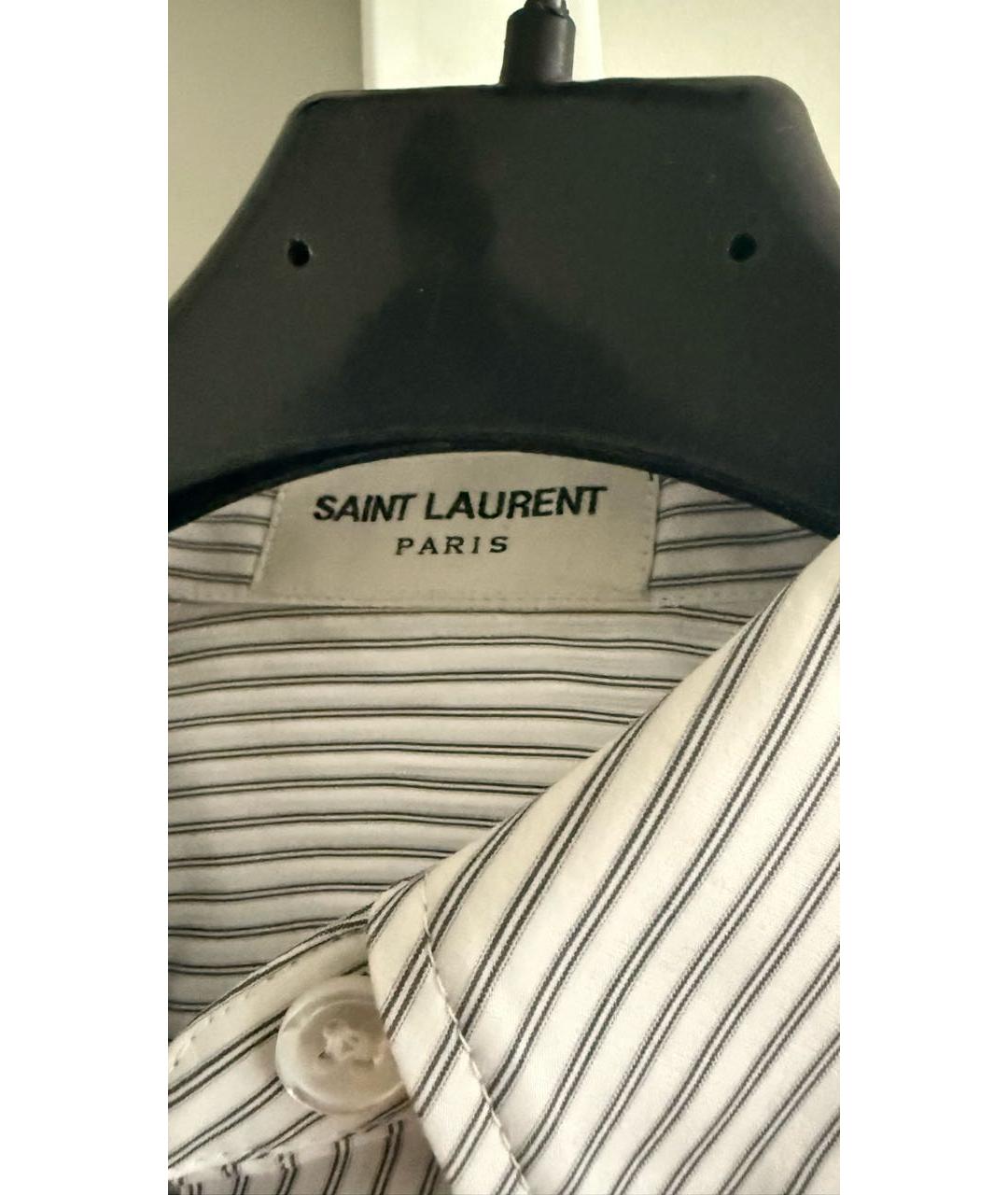 SAINT LAURENT Хлопковая рубашка, фото 3