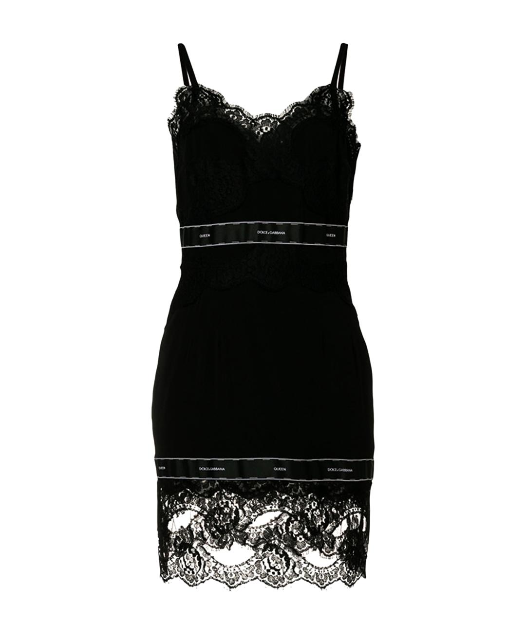 DOLCE&GABBANA Черное шелковое вечернее платье, фото 1