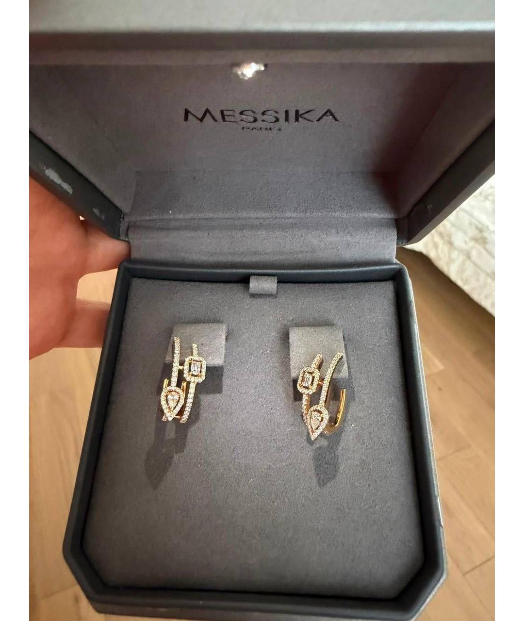 MESSIKA Золотые серьги из розового золота, фото 3