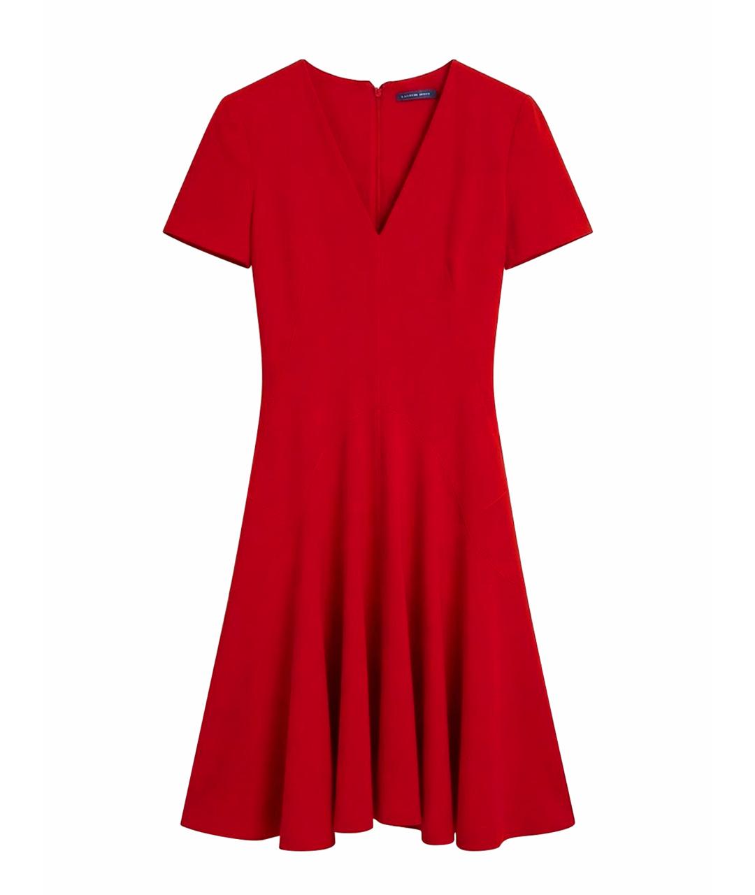 ALEXANDER MCQUEEN Красное коктейльное платье, фото 1