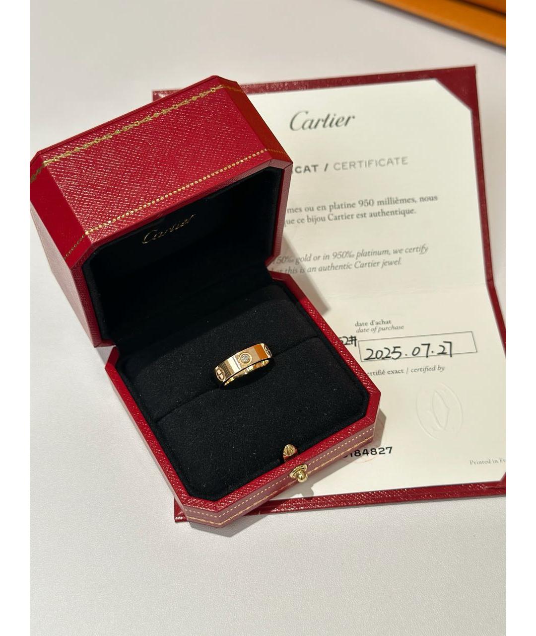CARTIER Золотое кольцо из розового золота, фото 2