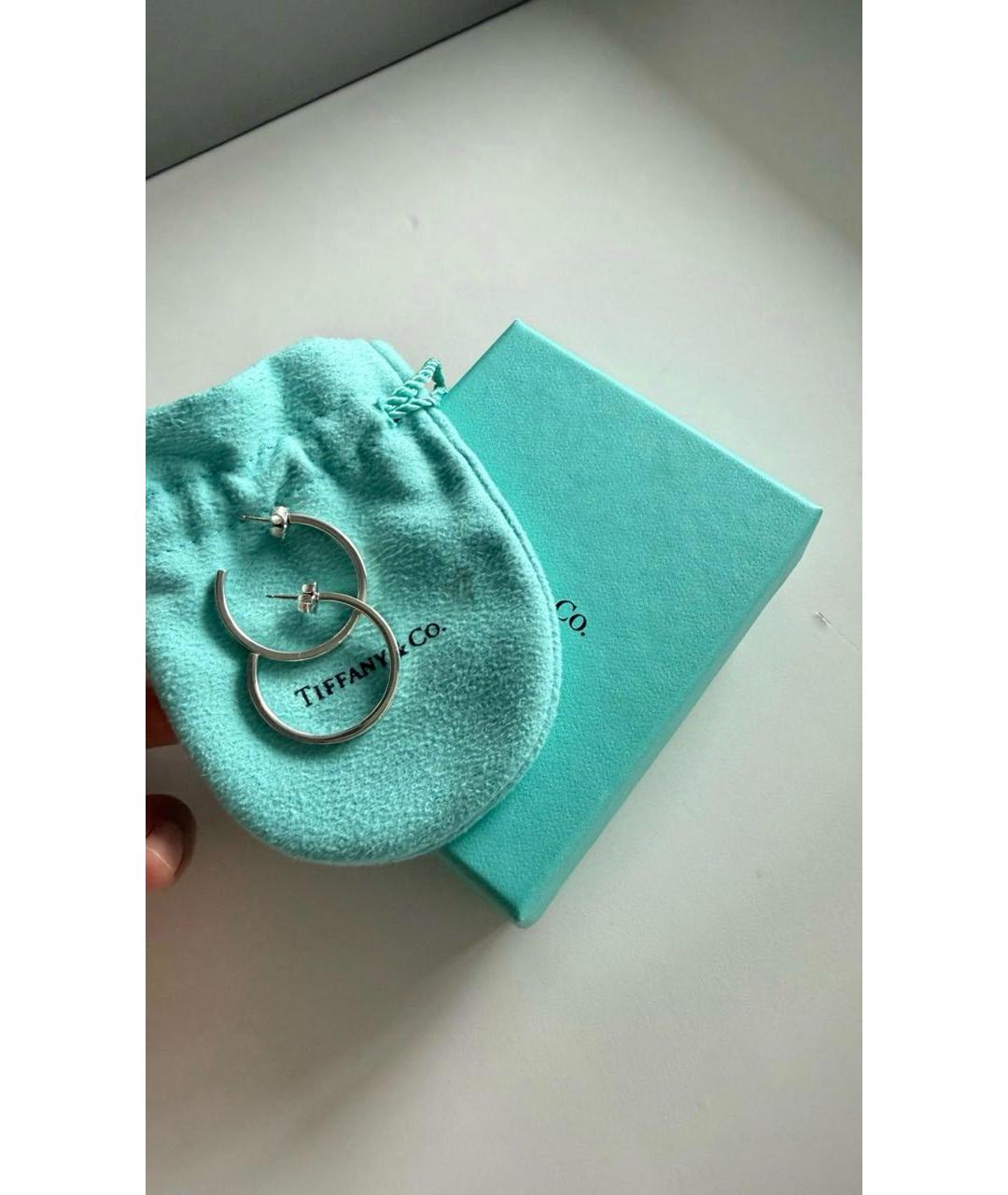 TIFFANY&CO Серебряные серебряные серьги, фото 5