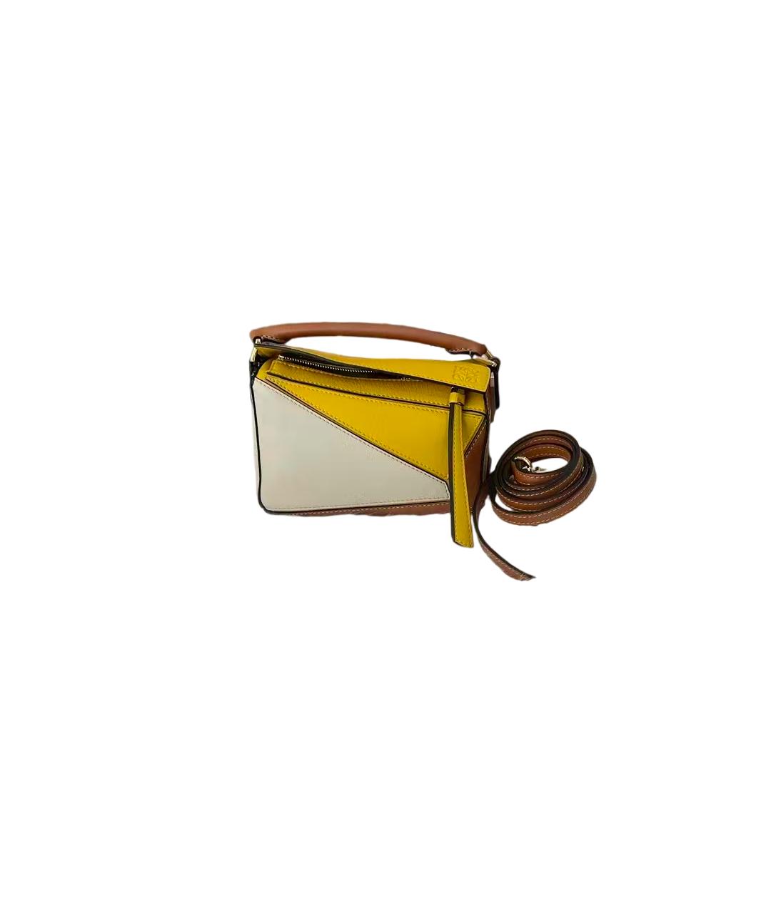 LOEWE Мульти кожаная сумка с короткими ручками, фото 5