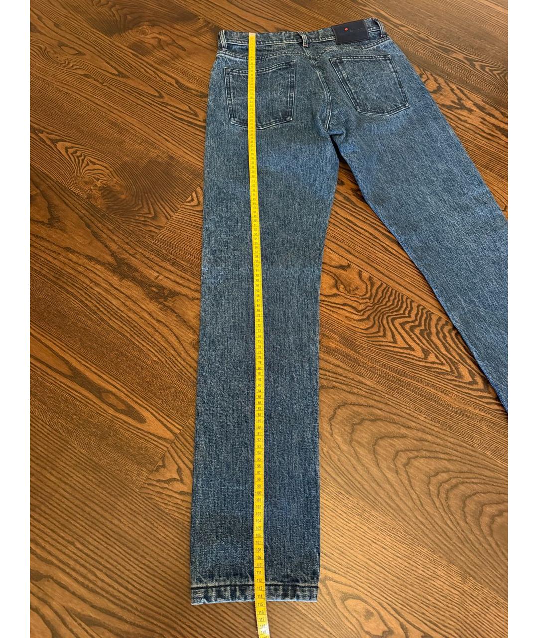 KITON Синие хлопковые джинсы скинни, фото 6