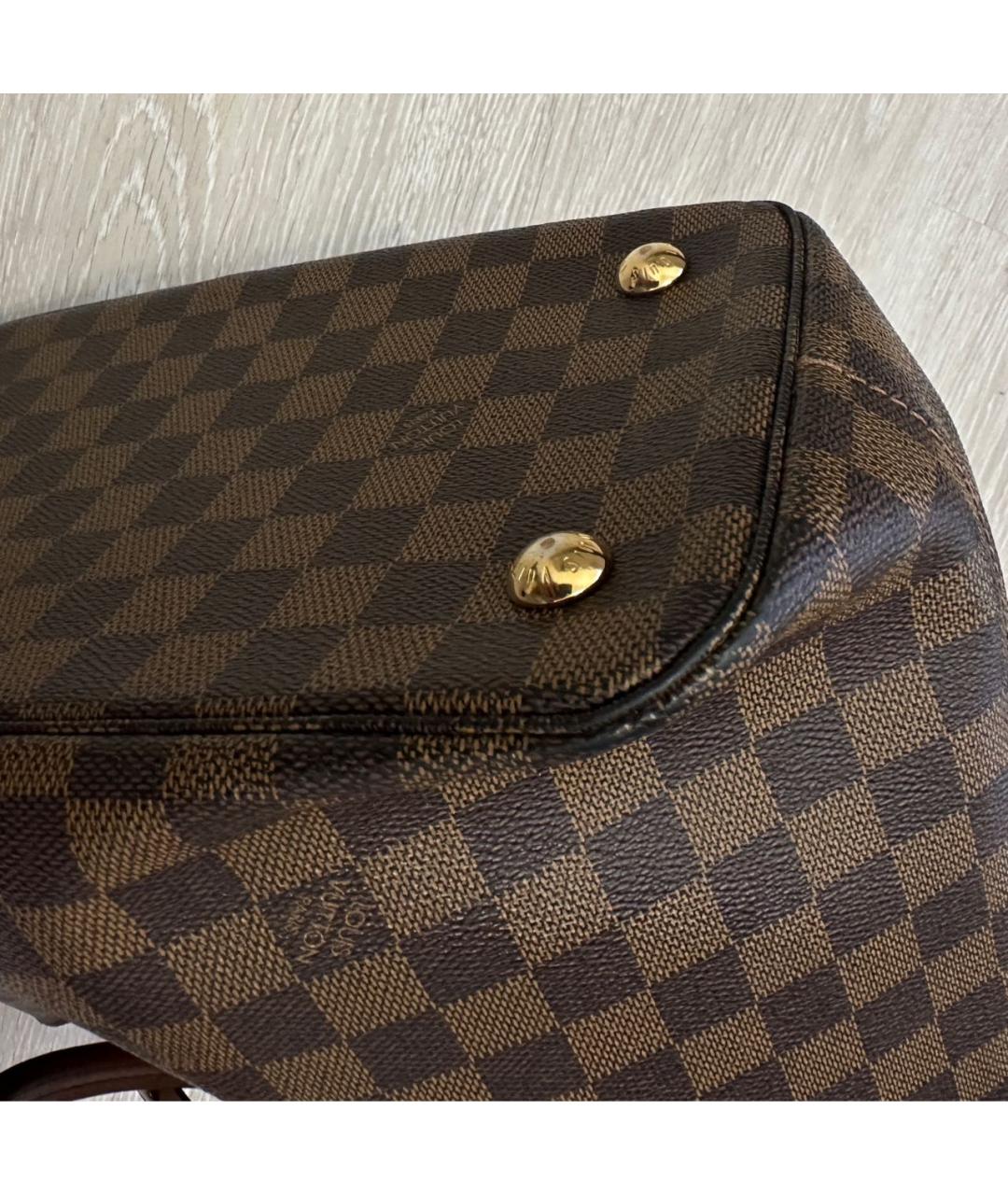 LOUIS VUITTON Коричневая сумка через плечо из канвы, фото 5