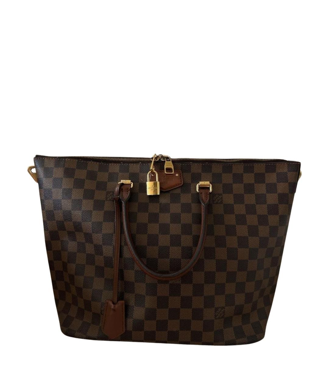 LOUIS VUITTON Коричневая сумка через плечо из канвы, фото 1
