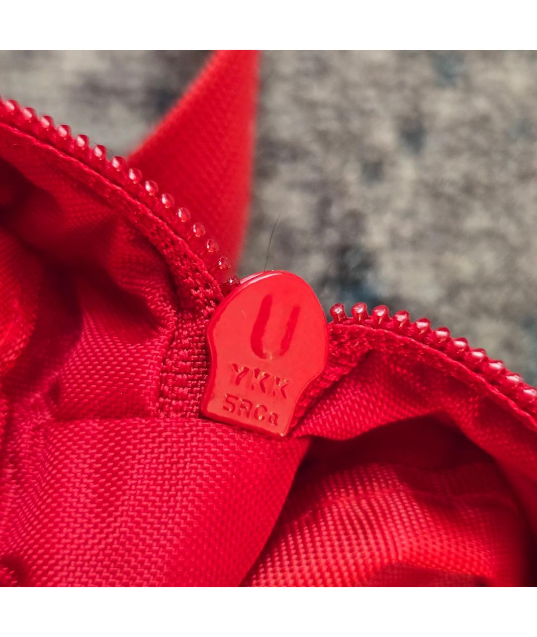 SUPREME Красная нейлоновая поясная сумка, фото 6