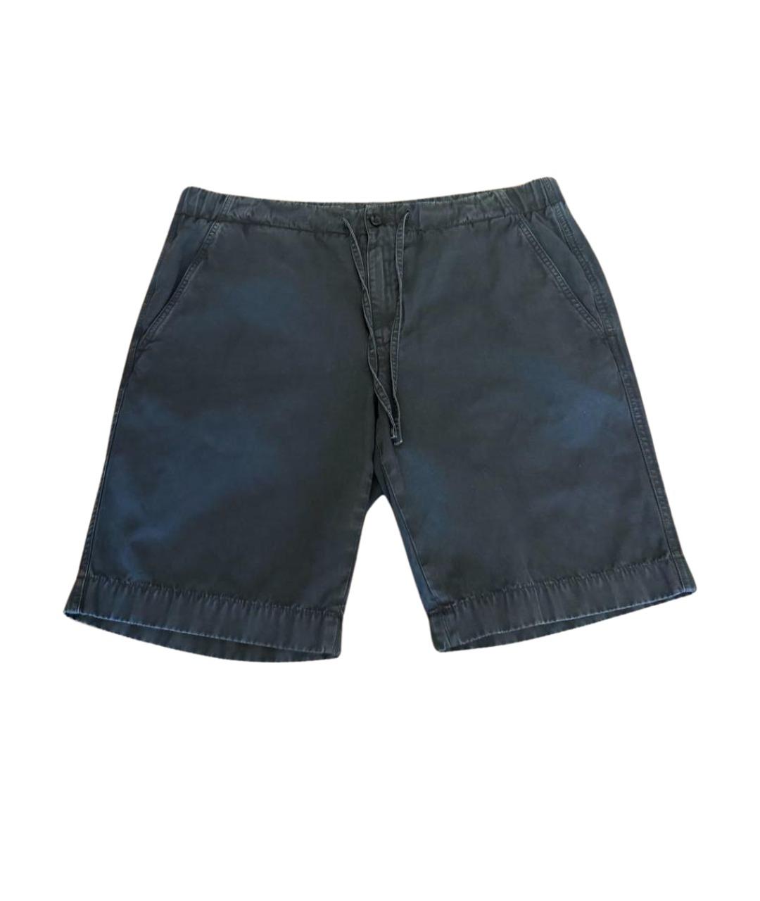 LORO PIANA Синие хлопковые шорты, фото 1