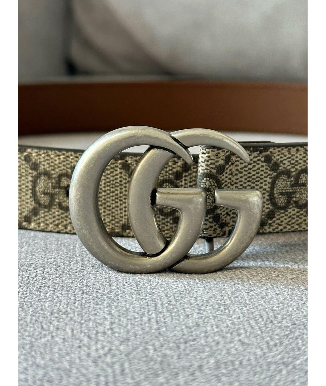 GUCCI Бежевый ремень, фото 5