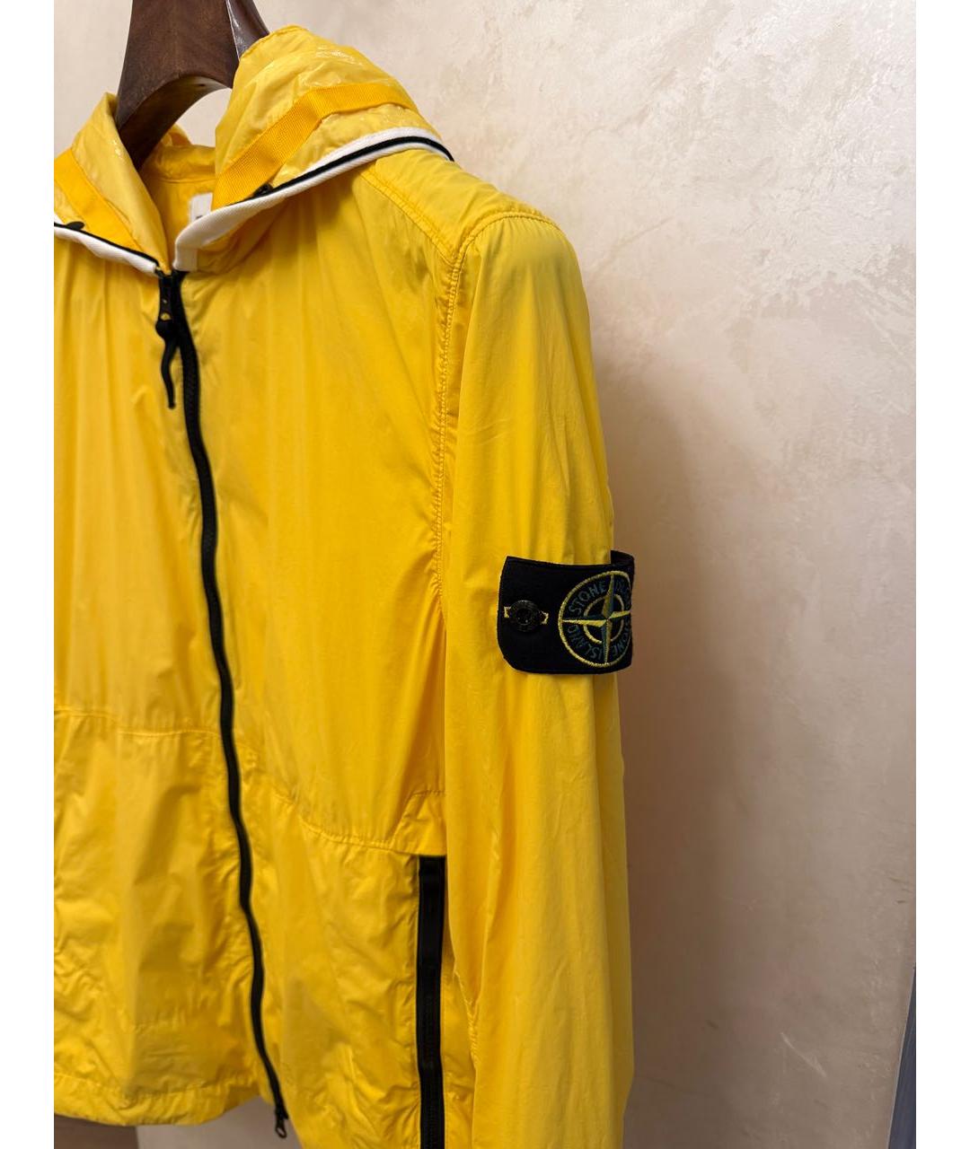 STONE ISLAND Желтая куртка, фото 2