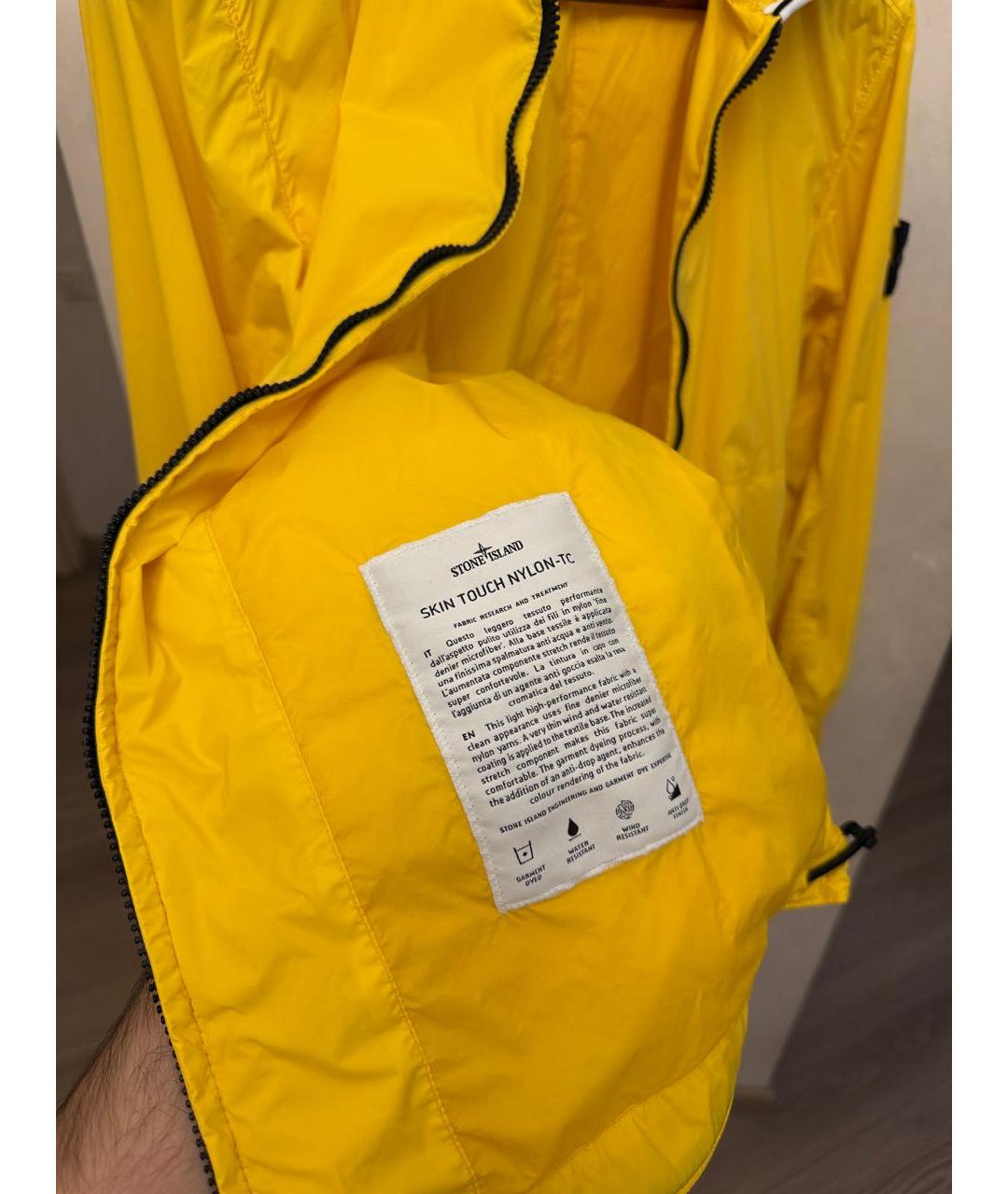 STONE ISLAND Желтая куртка, фото 4