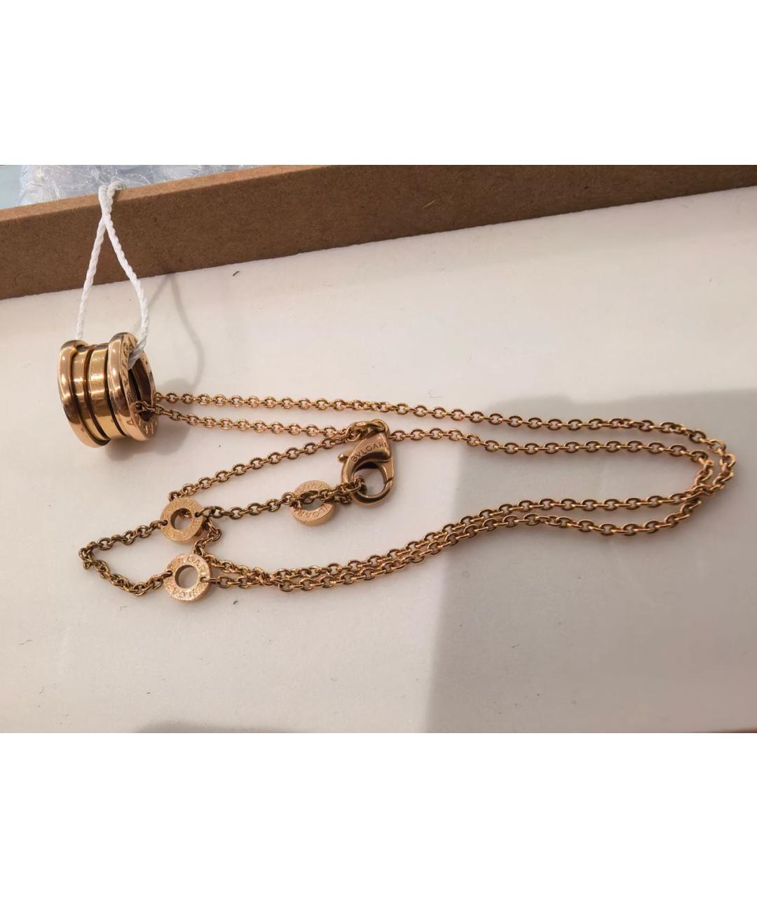 BVLGARI Золотое колье из розового золота, фото 2