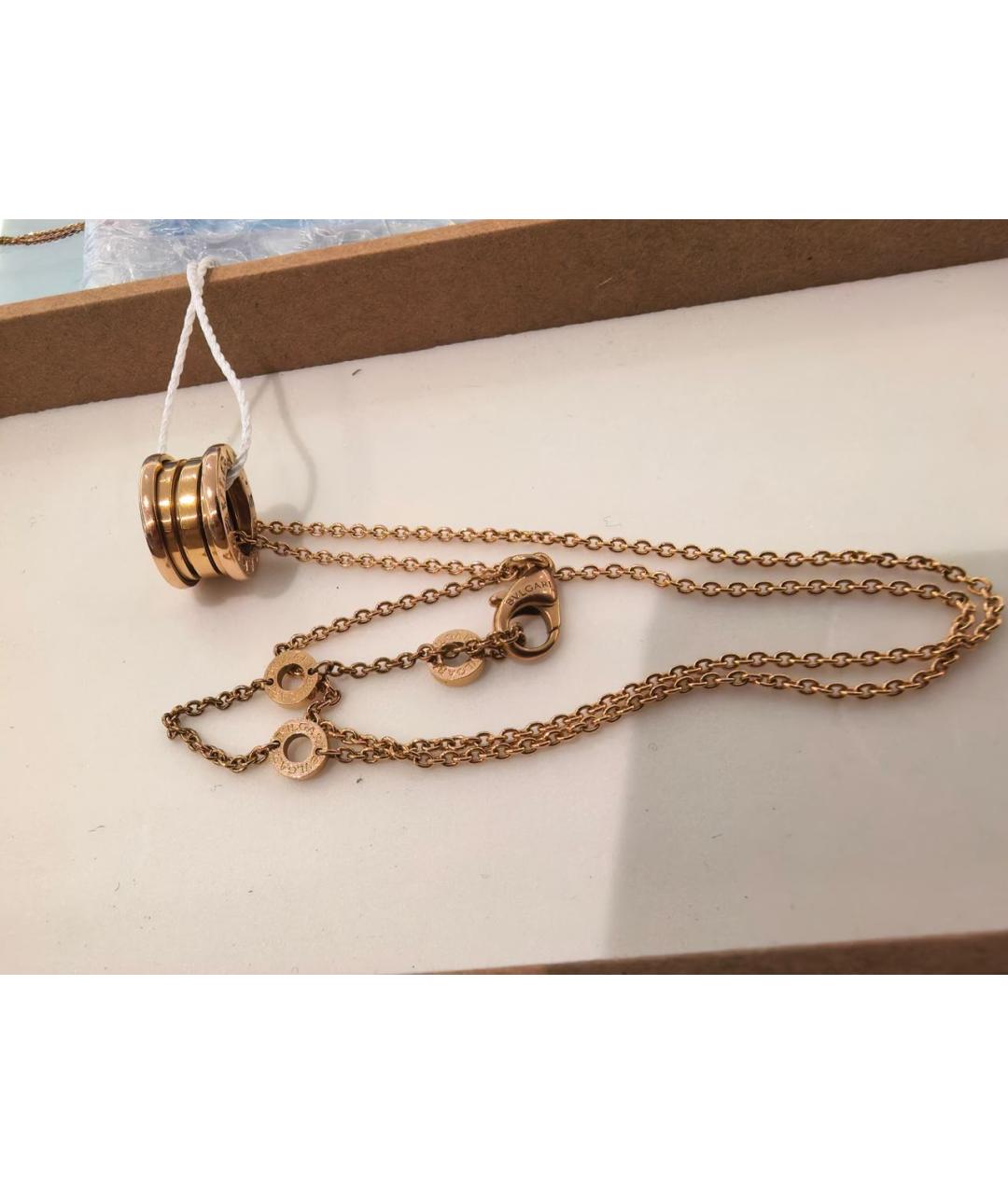 BVLGARI Золотое колье из розового золота, фото 4