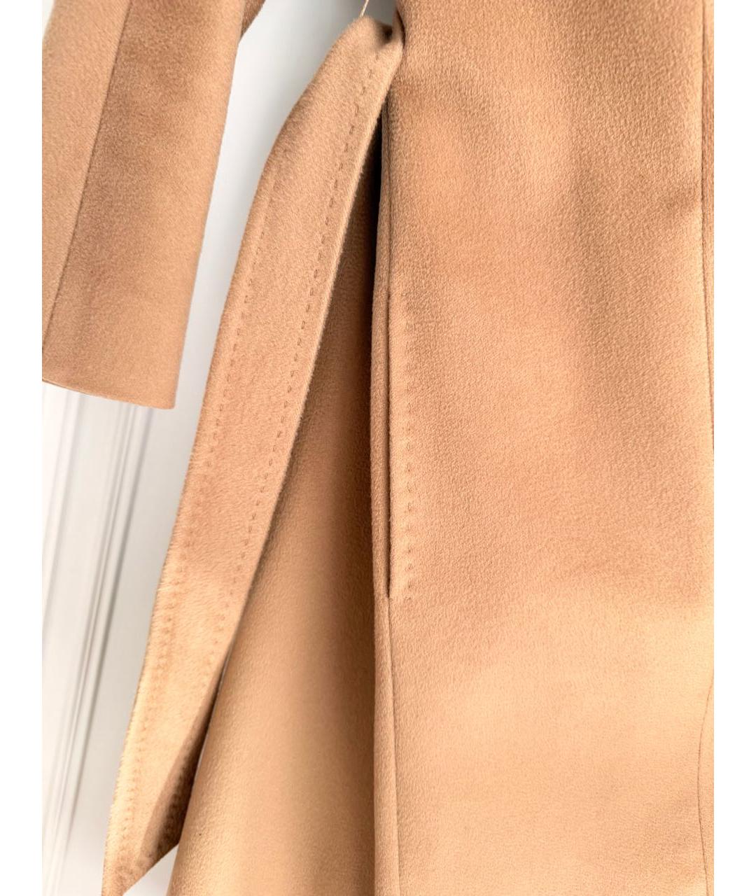 MAX MARA STUDIO Коричневое шерстяное пальто, фото 7