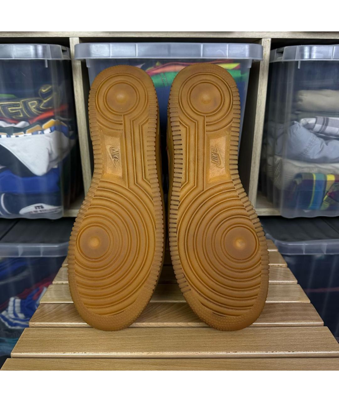 NIKE Коричневые высокие кроссовки / кеды, фото 6